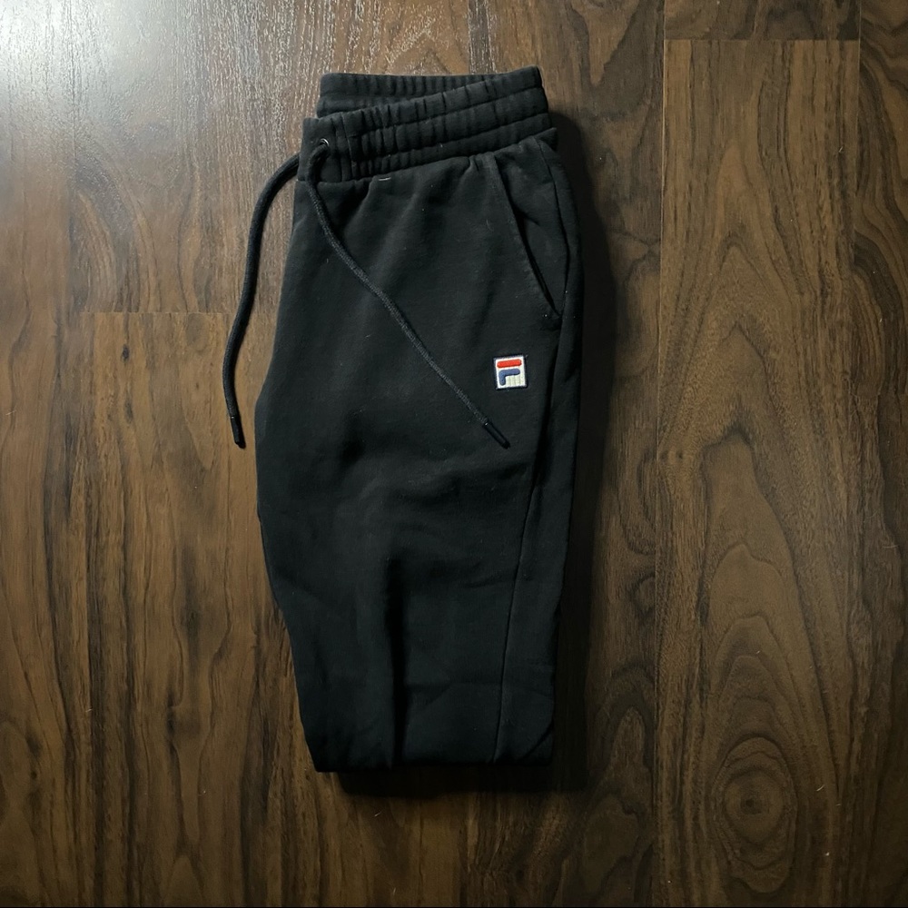 Small Black Fila Joggers